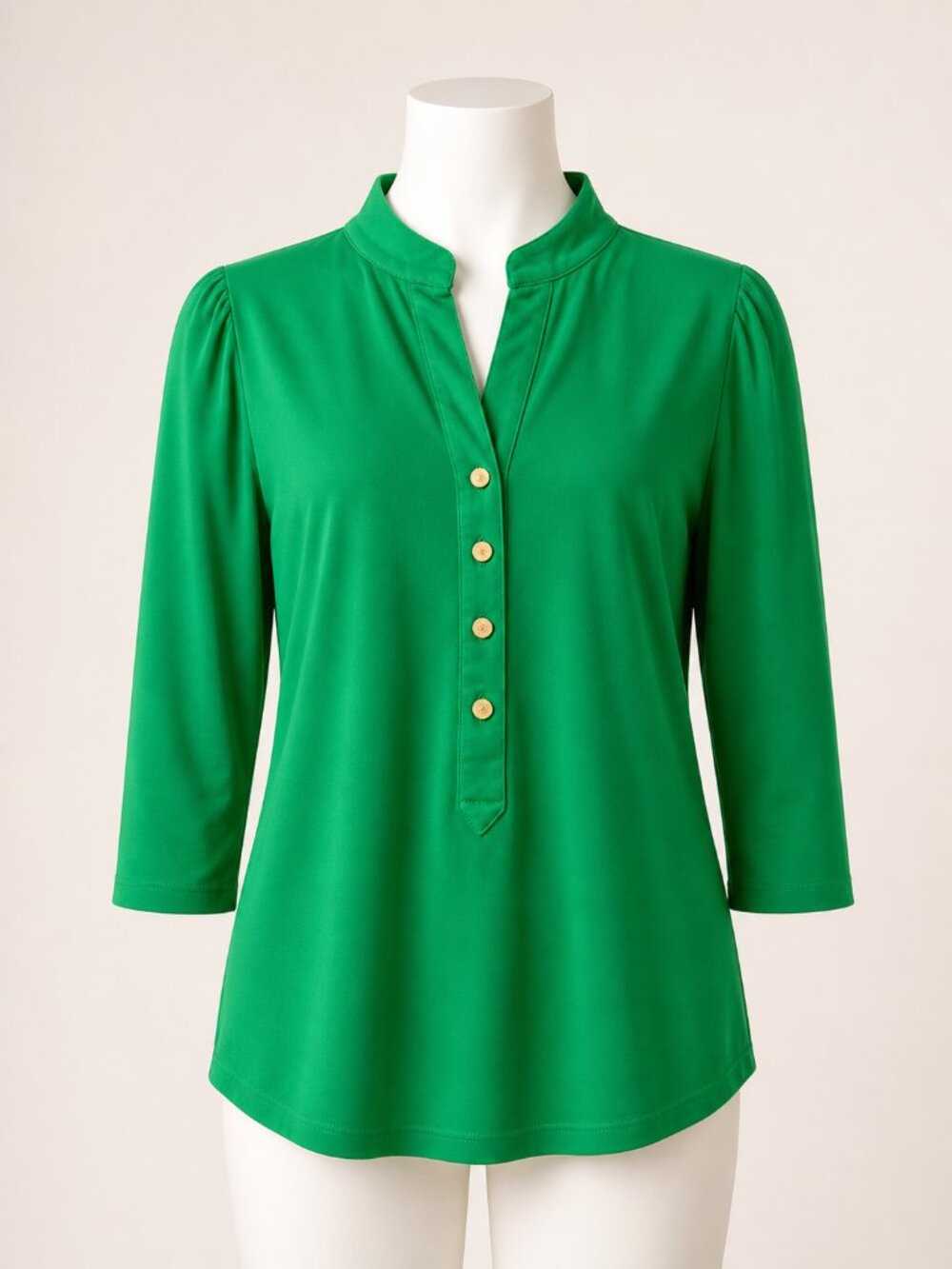 Premise Collared Blouse Green Size Large